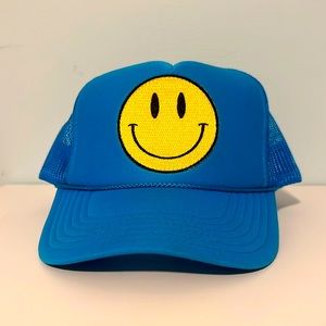 Aviator nation similar Smiley face trucker hat